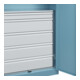 C+P Armoire à charges lourdes Acurado Pro 1950 x 1000 x 500 mm avec tiroirs