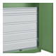 C+P Armoire à charges lourdes Acurado Pro 1950 × 1000 × 500 mm avec tiroirs