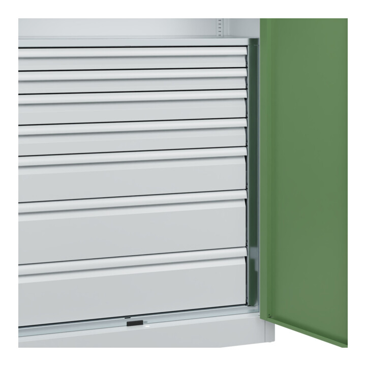 C+P Armoire à charges lourdes Acurado Pro 1950 x 1000 x 500 mm avec tiroirs
