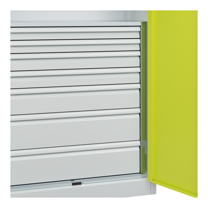 C+P Armoire à charges lourdes Acurado Pro 1950 × 1000 × 500 mm avec tiroirs