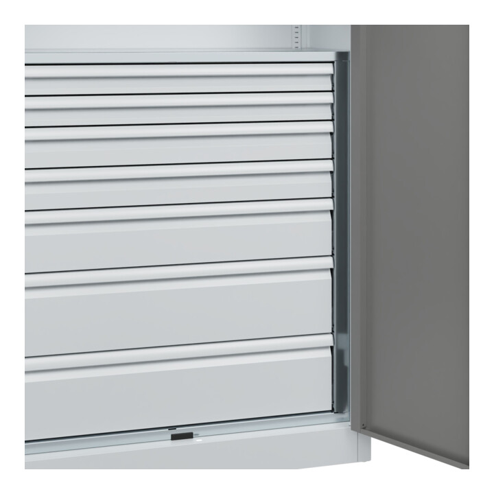 C+P Armoire à charges lourdes Acurado Pro 1950 × 1000 × 500 mm avec tiroirs
