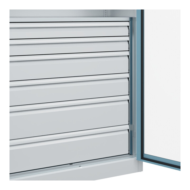 C+P Armoire à charges lourdes Acurado Pro 1950 x 1000 x 500 mm avec tiroirs