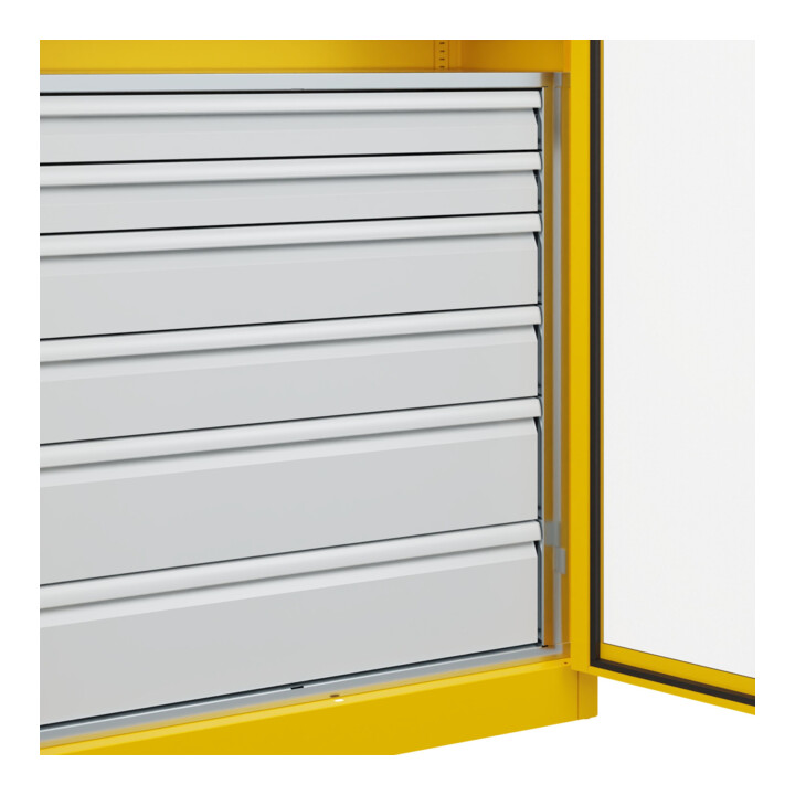 C+P Armoire à charges lourdes Acurado Pro 1950 × 1000 × 500 mm avec tiroirs