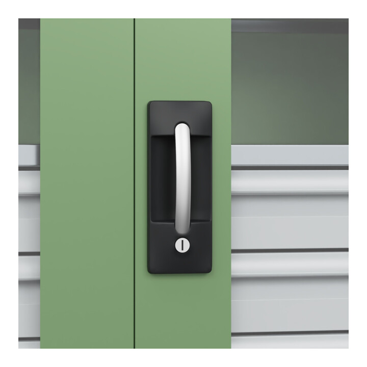 C+P Armoire à charges lourdes Acurado Pro 1950 x 1000 x 500 mm avec tiroirs