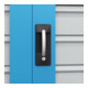 C+P Armoire à charges lourdes Acurado Pro 1950 × 1000 × 500 mm avec tiroirs bleu