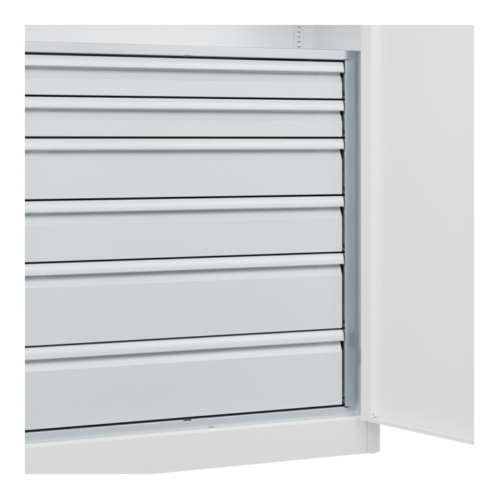 C+P Armoire à charges lourdes Acurado Pro 1950 x 1000 x 500 mm blanc