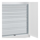 C+P Armoire à charges lourdes Acurado Pro 1950 x 1000 x 500 mm blanc