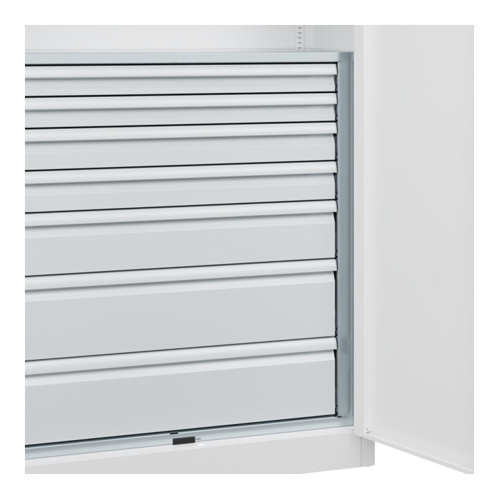 C+P Armoire à charges lourdes Acurado Pro 1950 x 1000 x 500 mm blanc