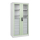 C+P Armoire à charges lourdes Acurado Pro 1950 x 1000 x 500 mm blanc/vert