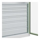C+P Armoire à charges lourdes Acurado Pro 1950 x 1000 x 500 mm blanc/vert