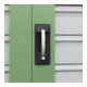 C+P Armoire à charges lourdes Acurado Pro 1950 x 1000 x 500 mm gris/vert