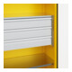 C+P Armoire à charges lourdes Acurado Pro 1950 x 1000 x 500 mm jaune signalisation