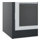 C+P Armoire à charges lourdes Acurado Pro 1950 x 1000 x 500 mm noir/gris