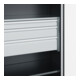 C+P Armoire à charges lourdes Acurado Pro 1950 x 1000 x 500 mm noir/gris