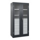 C+P Armoire à charges lourdes Acurado Pro 1950 × 1000 × 500 mm noir-gris