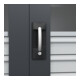 C+P Armoire à charges lourdes Acurado Pro 1950 × 1000 × 500 mm noir-gris
