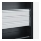 C+P Armoire à charges lourdes Acurado Pro 1950 × 1000 × 500 mm noir-gris