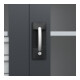 C+P Armoire à charges lourdes Acurado Pro 1950 × 1000 × 500 mm noir-gris