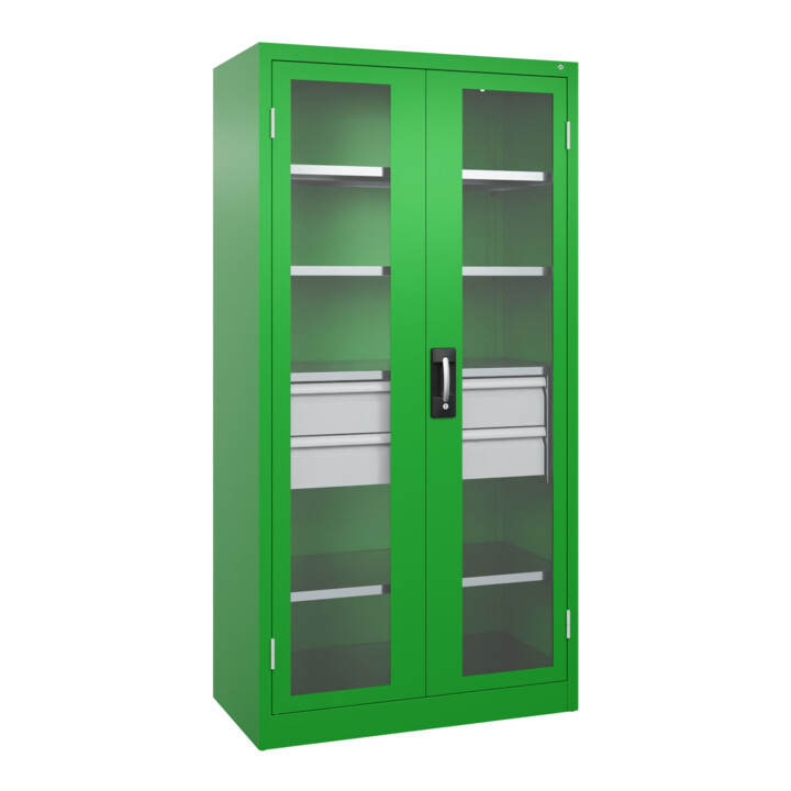 C+P Armoire à charges lourdes Acurado Pro 1950 x 1000 x 500 mm RAL 6037