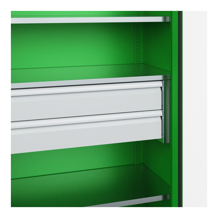 C+P Armoire à charges lourdes Acurado Pro 1950 x 1000 x 500 mm RAL 6037