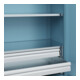 C+P Armoire à charges lourdes Acurado Pro 1950 x 1000 x 500 mm tiroirs bleus