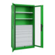 C+P Armoire à charges lourdes Acurado Pro 1950 x 1000 x 500 mm vert pur