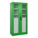 C+P Armoire à charges lourdes Acurado Pro 1950 x 1000 x 500 mm vert pur