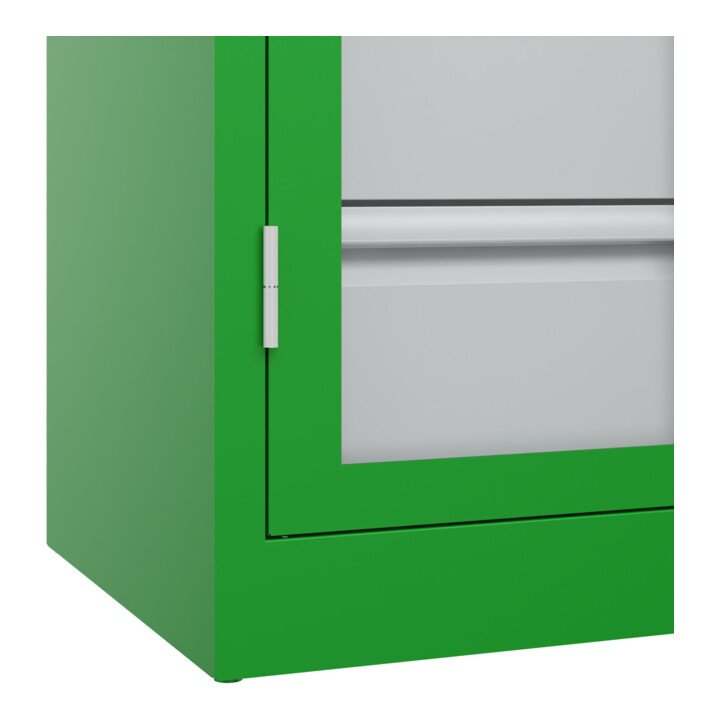C+P Armoire à charges lourdes Acurado Pro 1950 x 1000 x 500 mm vert pur