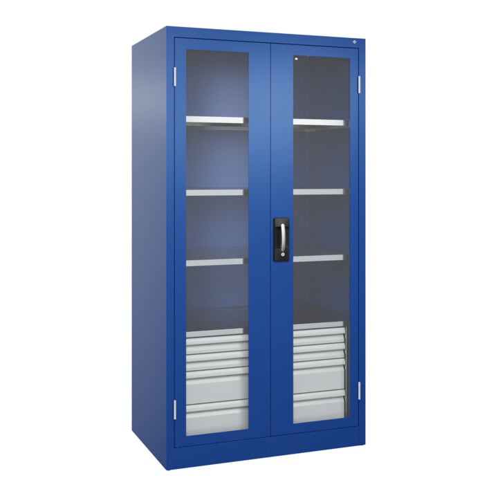 C+P Armoire à charges lourdes Acurado Pro 1950 x 1000 x 600 mm 5010/5010