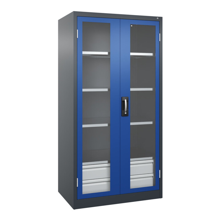 C+P Armoire à charges lourdes Acurado Pro 1950 x 1000 x 600 mm 7016/5010