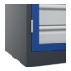 C+P Armoire à charges lourdes Acurado Pro 1950 x 1000 x 600 mm 7016/5010