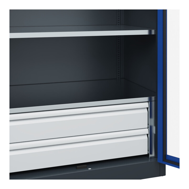 C+P Armoire à charges lourdes Acurado Pro 1950 x 1000 x 600 mm 7016/5010
