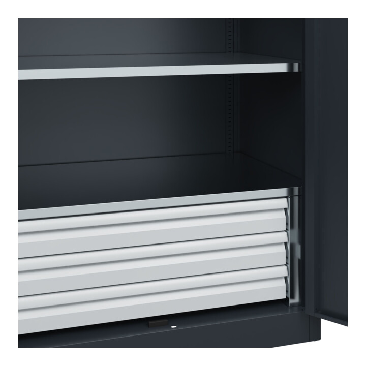 C+P Armoire à charges lourdes Acurado Pro 1950 x 1000 x 600 mm 7016/7016