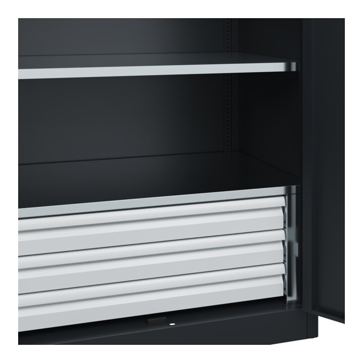 C+P Armoire à charges lourdes Acurado Pro 1950 x 1000 x 600 mm 7021/7021