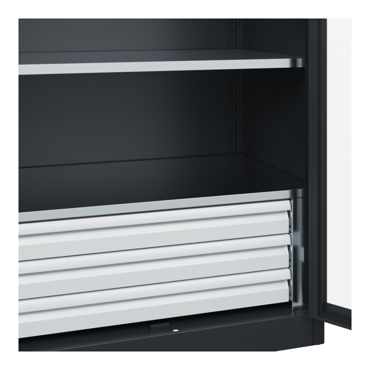 C+P Armoire à charges lourdes Acurado Pro 1950 x 1000 x 600 mm 7021/7021