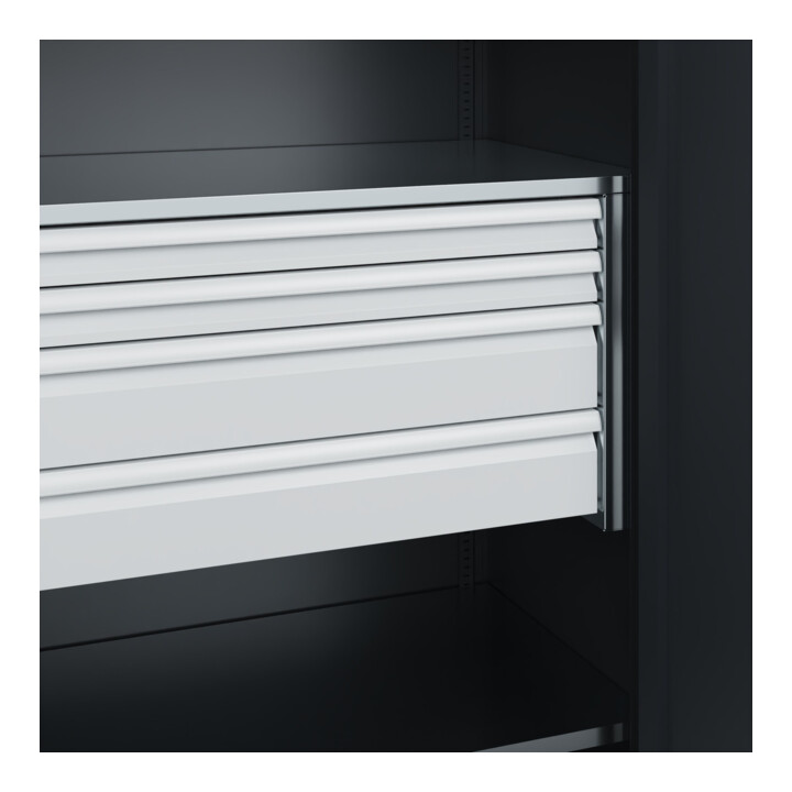 C+P Armoire à charges lourdes Acurado Pro 1950 x 1000 x 600 mm 7021/7021