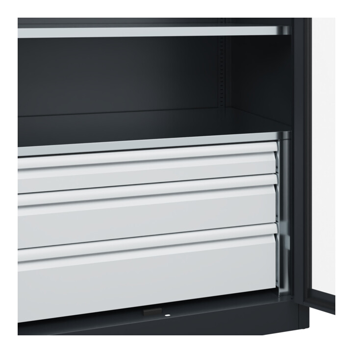 C+P Armoire à charges lourdes Acurado Pro 1950 x 1000 x 600 mm 7021/7021