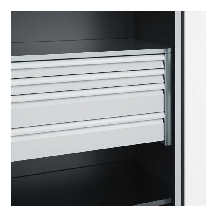 C+P Armoire à charges lourdes Acurado Pro 1950 x 1000 x 600 mm 7021/7035
