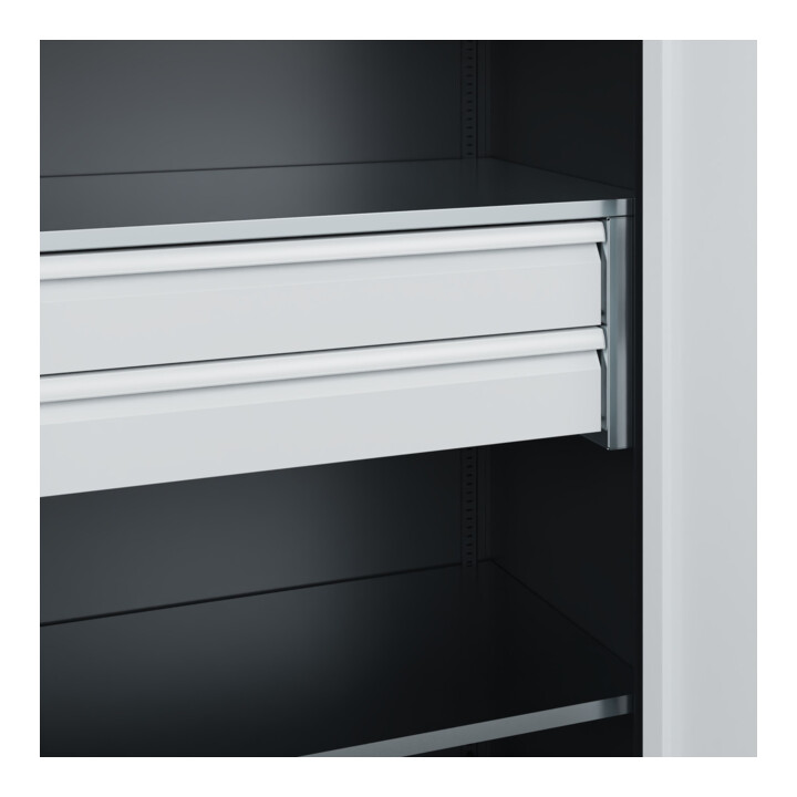 C+P Armoire à charges lourdes Acurado Pro 1950 x 1000 x 600 mm 7021/7035