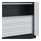 C+P Armoire à charges lourdes Acurado Pro 1950 x 1000 x 600 mm 7021/7035