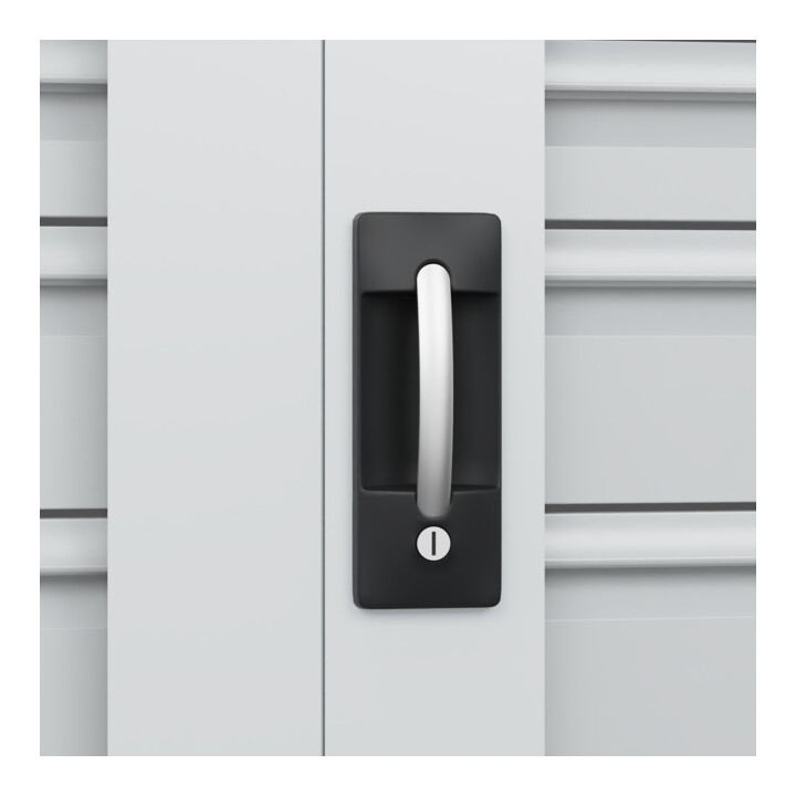 C+P Armoire à charges lourdes Acurado Pro 1950 x 1000 x 600 mm 7021/7035