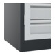 C+P Armoire à charges lourdes Acurado Pro 1950 x 1000 x 600 mm 7021/7035