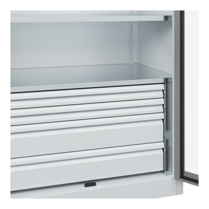 C+P Armoire à charges lourdes Acurado Pro 1950 x 1000 x 600 mm 7035/0004