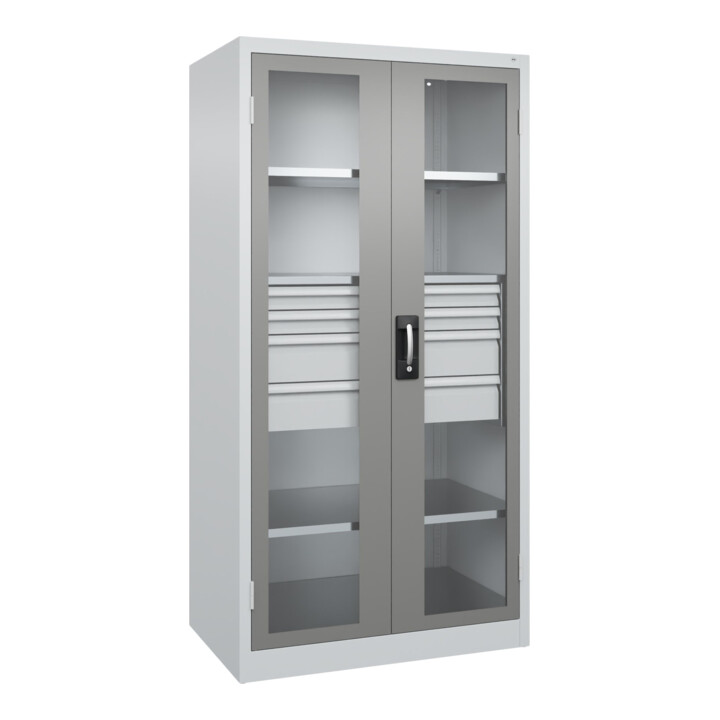 C+P Armoire à charges lourdes Acurado Pro 1950 x 1000 x 600 mm 7035/0004