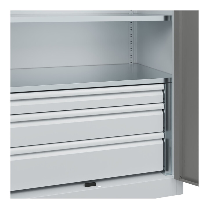C+P Armoire à charges lourdes Acurado Pro 1950 x 1000 x 600 mm 7035/0004