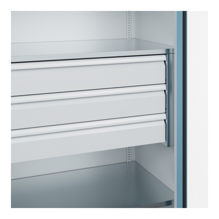 C+P Armoire à charges lourdes Acurado Pro 1950 × 1000 × 600 mm 7035/0010