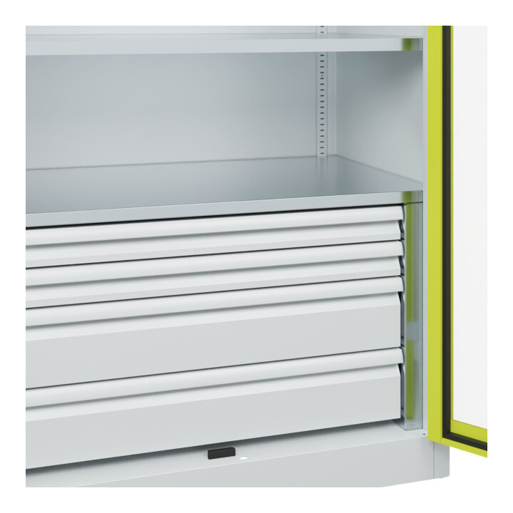 C+P Armoire à charges lourdes Acurado Pro 1950 x 1000 x 600 mm 7035/0024