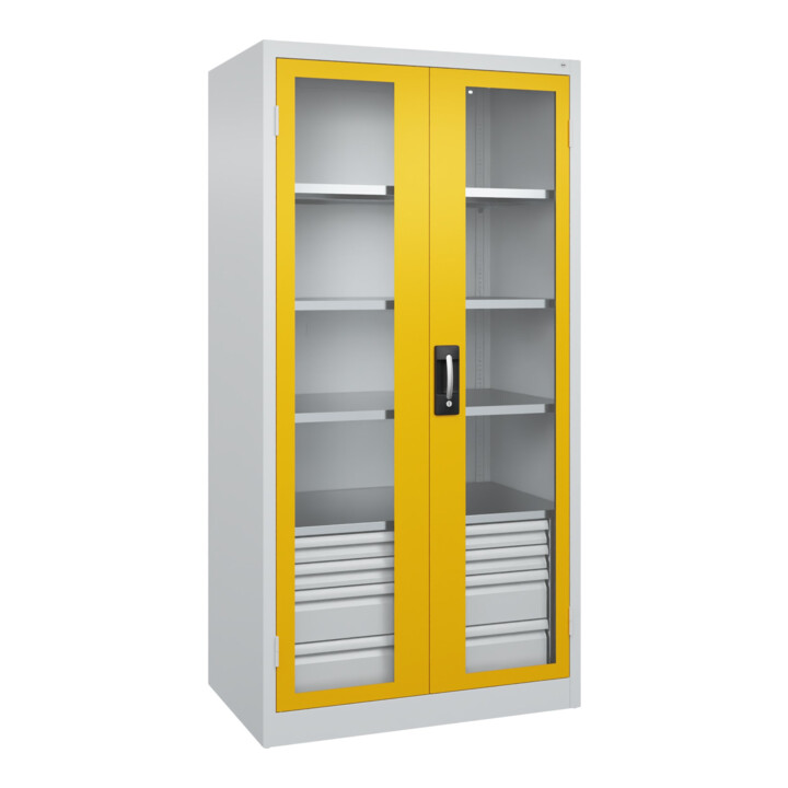C+P Armoire à charges lourdes Acurado Pro 1950 x 1000 x 600 mm 7035/1004