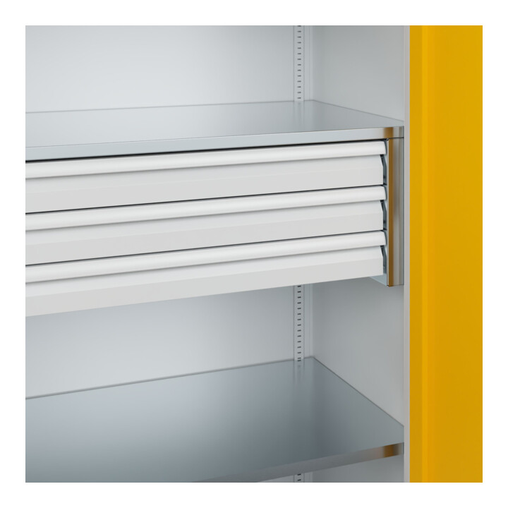 C+P Armoire à charges lourdes Acurado Pro 1950 x 1000 x 600 mm 7035/1004