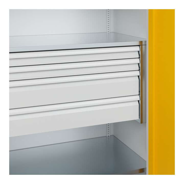 C+P Armoire à charges lourdes Acurado Pro 1950 x 1000 x 600 mm 7035/1004